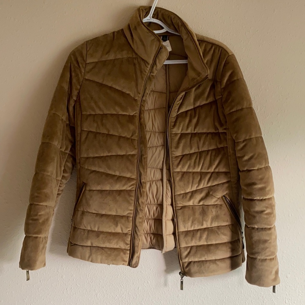 Corduroy zip up jacket